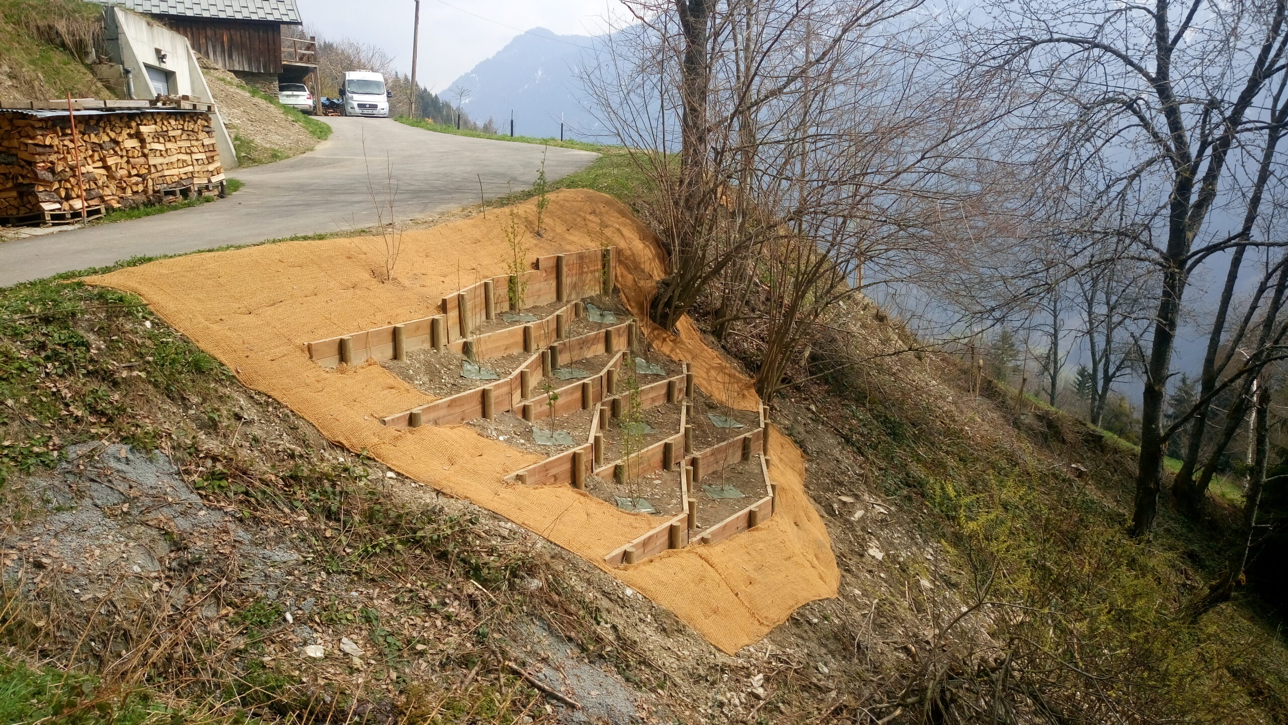 Quiege – Genuer (stabilisation de talus)